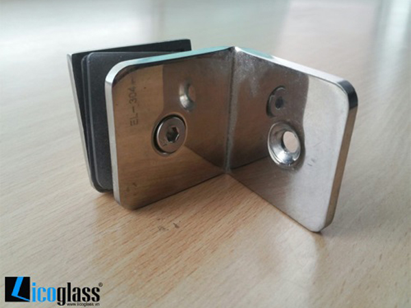  KẸP KÍNH 90 ĐỘ (KẸP TƯỜNG KÍNH CÓ ĐẾ)
