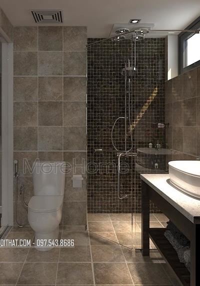 Mẫu vách tắm kính 135 độ cao cấp
