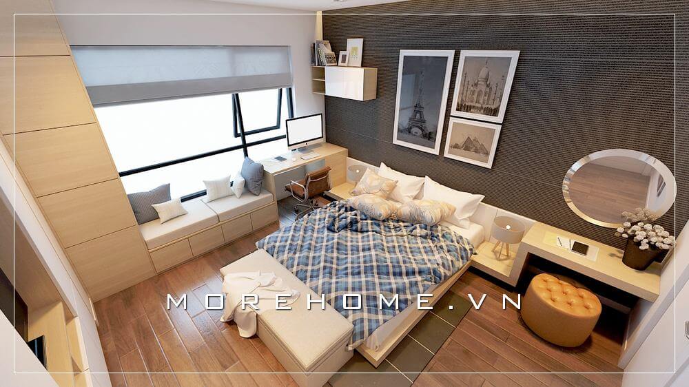 Giường ngủ chung cư hiện đại Giường ngủ chung cư hiện đại