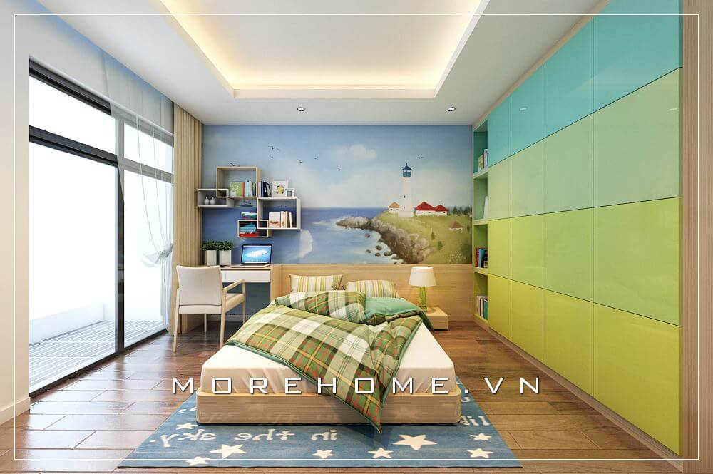 Giường ngủ chung cư hiện đại Giường ngủ chung cư hiện đại