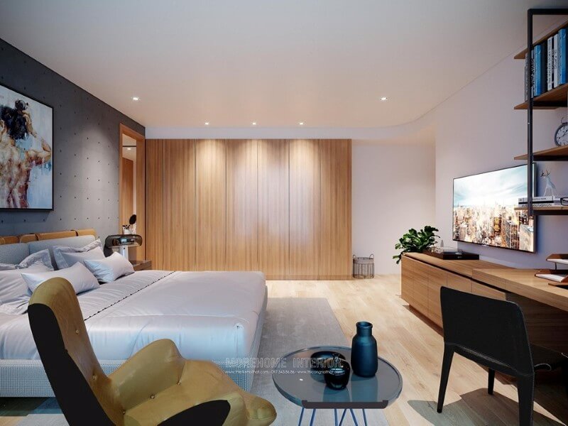 Tạo cảm giác thư giãn và dễ chịu hơn với mẫu sofa phòng ngủ cao cấp Thiết kế phòng khách chung cư hiện đại