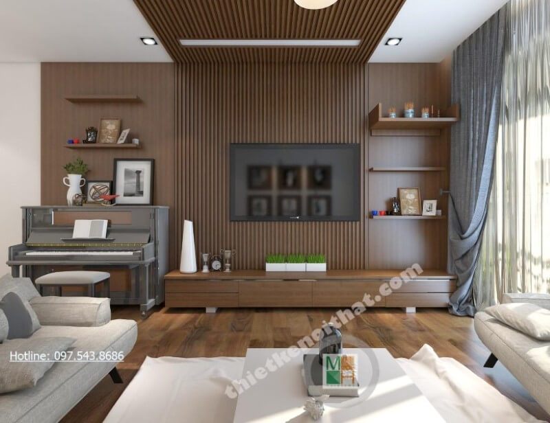 Trang trí nội thất phòng khách chung cư sang trọng luôn là lựa chọn của hầu hết các gia đình trẻ hiện nay